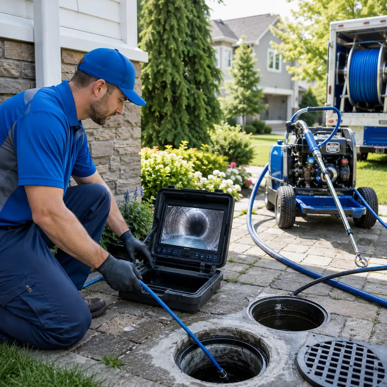 Outdoor drain cleaning professionals serving La Harpe, IL