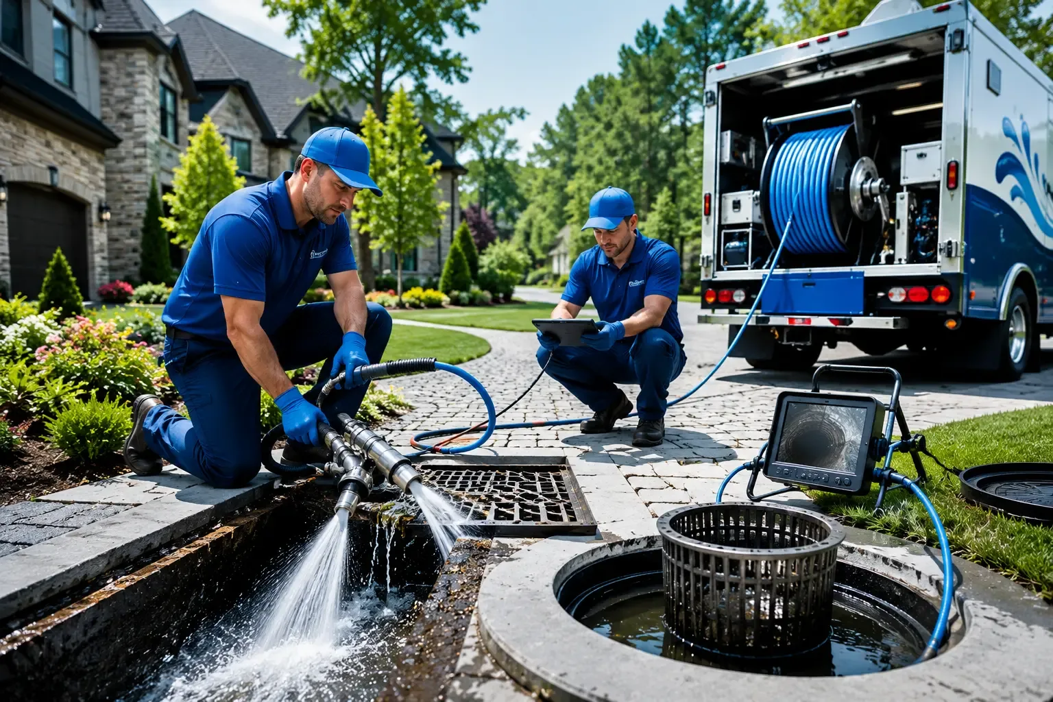 Local outdoor drain cleaning professionals in La Harpe, IL